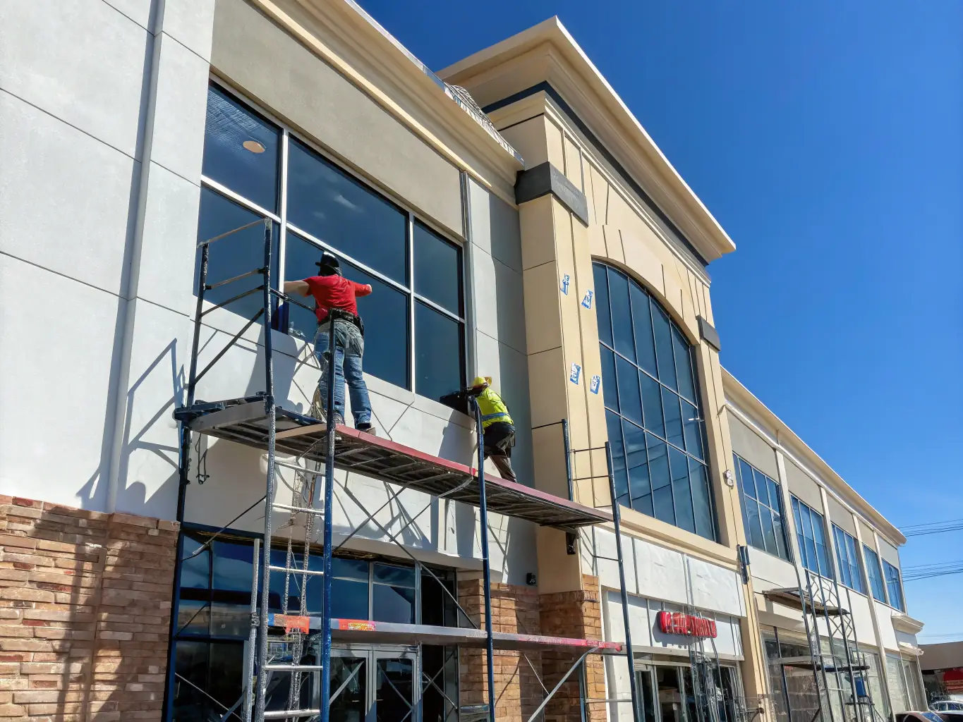 A high-resolution image depicting the renovation process of a property, highlighting the transformation from an undervalued state to a luxurious, modern residence.